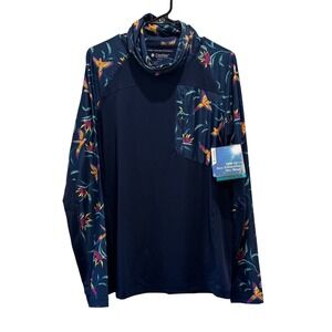 Coolibar Men's Sz‎ M Andros Fishing Tee UPF 50+ Sun Protection Long Sleeve beach